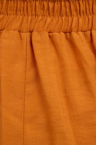 Pantalon taille haute - Orange