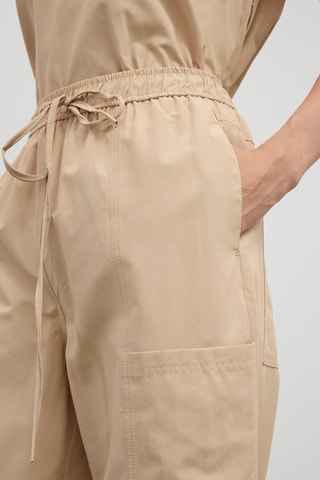 Pantalon taille haute - Beige