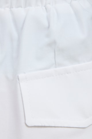 Pantalon taille haute - Blanc