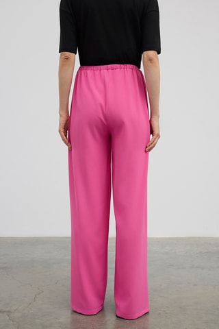Pantalon taille haute - Fuchsia