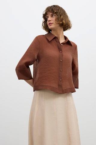Chemisier - Marron