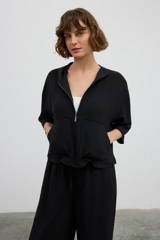 Veste à capuche - Noir
