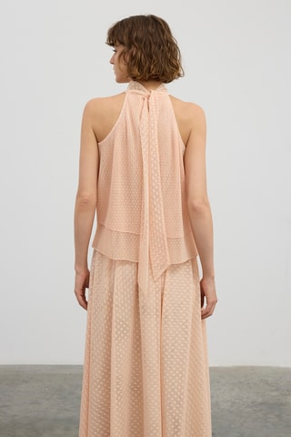 Top en dentelle - Rose