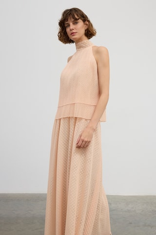 Top en dentelle - Rose