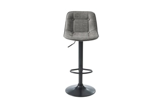 2 tabourets Tom - Gris et noir