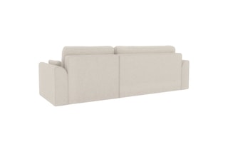 Canapé d'angle droit convertible Capucins - Beige