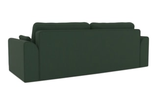 Canapé convertible Capucins - Vert - 3 places - En velours côtelé