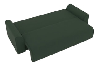 Canapé convertible Capucins - Vert - 3 places - En velours côtelé