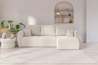 Canapé d'angle réversible convertible Refa - Beige