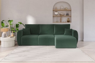 Canapé d'angle réversible convertible Refa - Vert