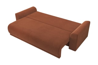 Canapé droit convertible Nova - Terracotta