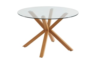 Table Harry - Transparent et naturel