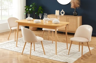 Table Macaron - 
Imitation bois