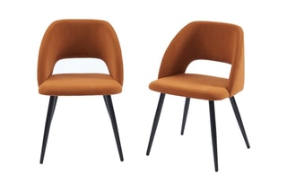 2 chaises Vintage - 
Terracota