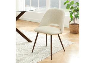 2 chaises Elisabeth - Beige et naturel