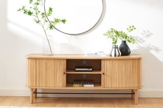 Meuble TV 2 portes Ernest - Naturel