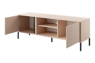 Meuble TV 2 portes Hulda - 153 x 53,4 x 39,5 cm
