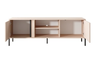Meuble TV 2 portes Hulda - 153 x 53,4 x 39,5 cm
