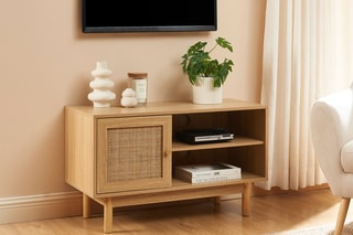 Meuble TV 1 porte Helena - Naturel