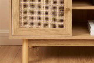 Meuble TV 1 porte Helena - Naturel