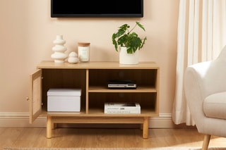Meuble TV 1 porte Helena - Naturel