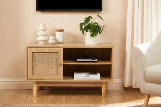 Meuble TV 1 porte Helena - Naturel