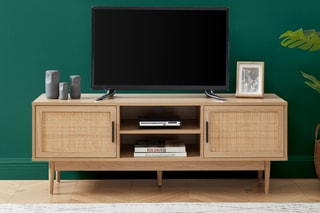 Meuble TV 2 portes Amana - Imitation bois