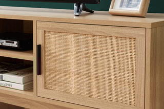 Meuble TV 2 portes Amana - Imitation bois