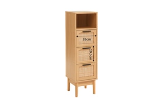 Colonne de salle de bain Amana - Imitation bois