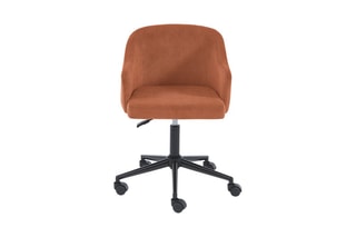 Fauteuil de bureau à roulettes Barnabe - 58,5 x 78/91,5 x 51 cm
