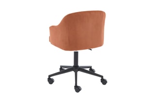 Fauteuil de bureau à roulettes Barnabe - 58,5 x 78/91,5 x 51 cm