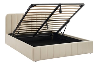 Lit-coffre avec sommier Simi - Couchage 160 x 190 cm