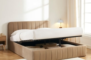 Lit-coffre avec sommier Simi - Couchage 160 x 190 cm