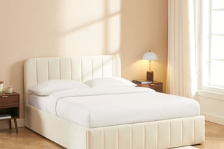 Lit-coffre avec sommier en bois Simi - Couchage 140 x 190 cm