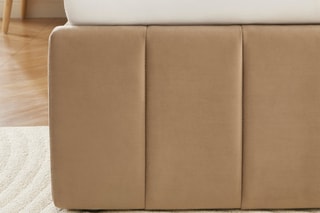 Lit-coffre avec sommier en bois Simi - Couchage 140 x 190 cm