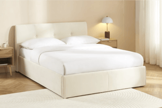 Lit-coffre avec sommier en bois Seguro - Couchage 140 x 190 cm