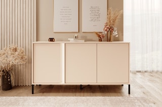 Buffet 3 portes Hulda - 153 x 81,4 x 39,5 cm