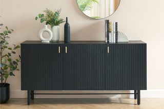 Buffet 3 portes Calista - Noir