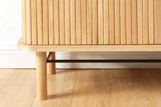 Buffet 2 portes Ernest - Naturel et noir