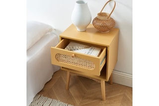 Table de chevet Sixtine - Jaune safran