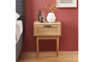 Table de chevet 1 tiroir Amana - Imitation bois