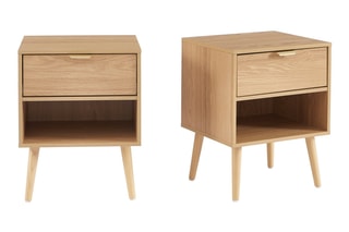 2 tables de chevet 1 tiroir Jeanne - 40 x 50 x 29,5 cm