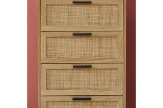 Chiffonnier 4 tiroirs Amana - Imitation bois