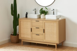 Meuble sous vasque Amana - Naturel