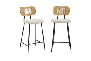 2 tabourets Tina - 51,5 x 95 x 45 cm