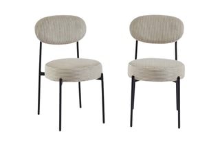 2 chaises Teina - 55 x 85,5 x 48 cm