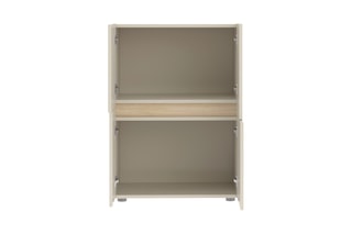 Bibliothèque 4 portes Inga - 60 x 85 x 42 cm
