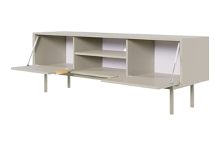 Meuble TV 2 abattants Jona - 154 x 53,5 x 39 cm