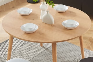 Table à manger extensible Oracle -  120/160 x 75 x 120 cm