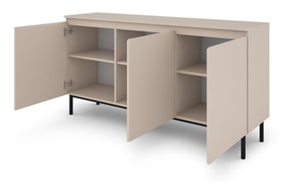 Buffet 3 portes Arni - Beige - 150 x 78 x 40 cm